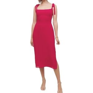 Reformation NWT Besse Dress in Rhubarb, Size: 12